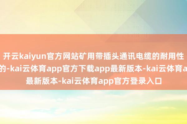 开云kaiyun官方网站矿用带插头通讯电缆的耐用性是经过严格测试的-kai云体育app官方下载app最新版本-kai云体育app官方登录入口