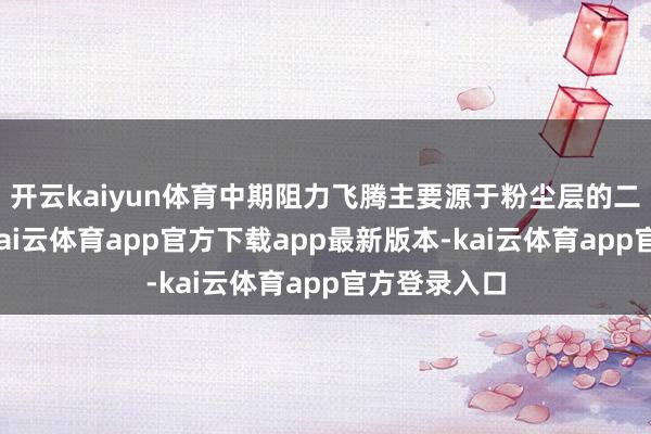 开云kaiyun体育中期阻力飞腾主要源于粉尘层的二次千里积-kai云体育app官方下载app最新版本-kai云体育app官方登录入口