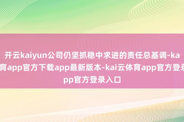 开云kaiyun公司仍坚抓稳中求进的责任总基调-kai云体育app官方下载app最新版本-kai云体育app官方登录入口