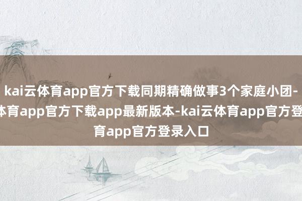 kai云体育app官方下载同期精确做事3个家庭小团-kai云体育app官方下载app最新版本-kai云体育app官方登录入口